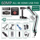 YIZHAN 60MP 4K Electronics Soldering Microscope sony sensor 1-150x Lens Stand