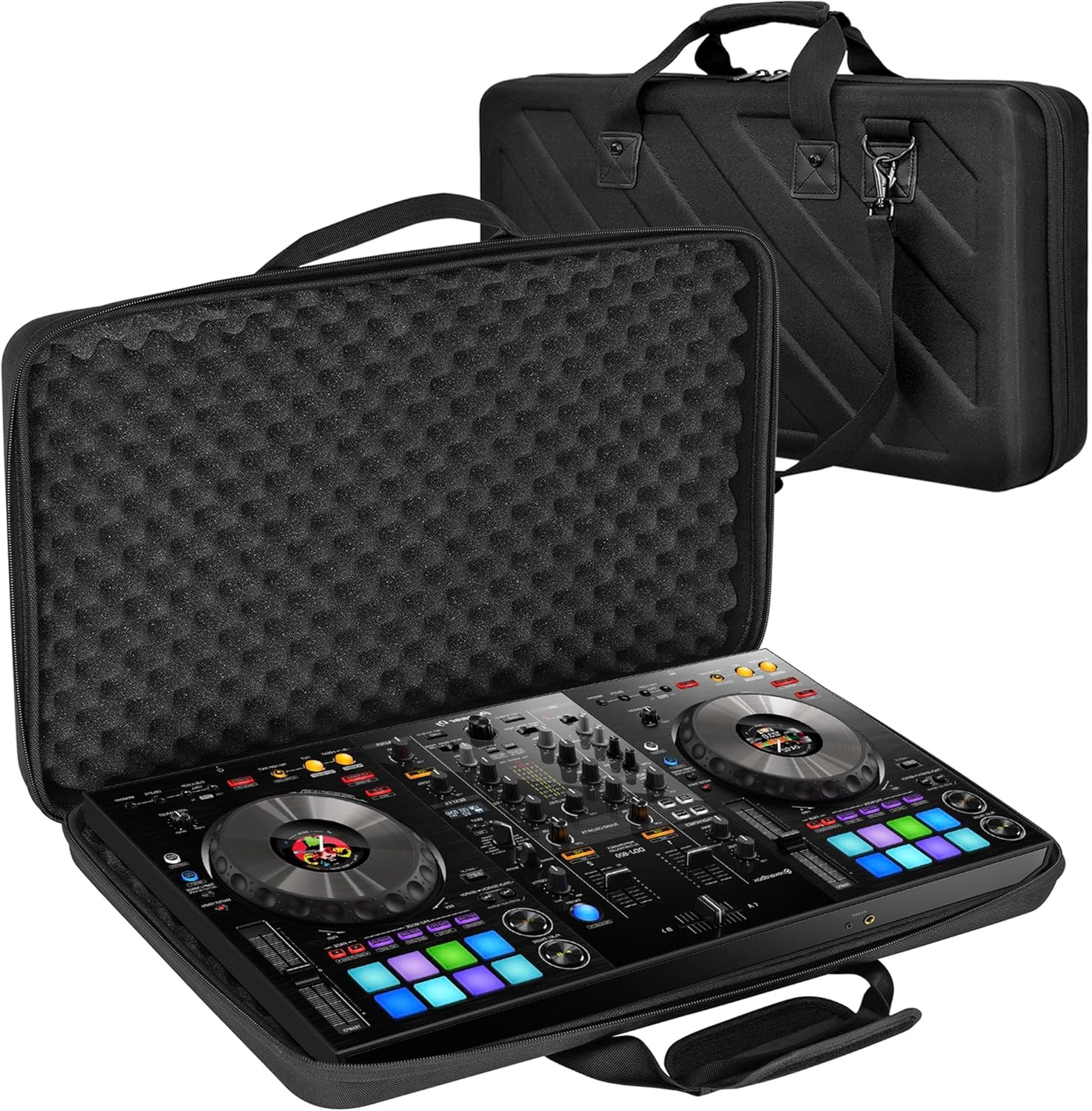 Lightweight Molded Hard Shell EVA Storage Carrying Case, Fits Pioneer DDJ 1000,