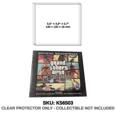 Protector For Rockstar Games Grand Theft Auto San Andreas 2CD Soundtrack