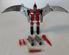 Vintage Transformers G1 1985 Dinobot Swoop 99% Complete-Minus Missile/Jaw Broken