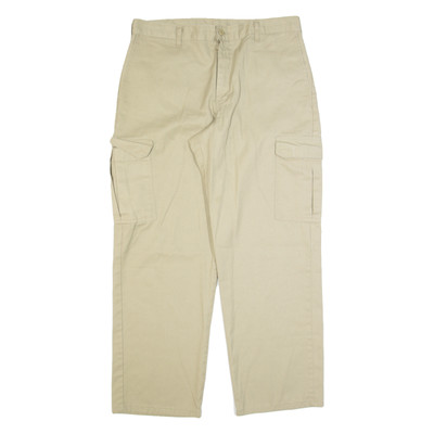 DICKIES Cargo Workwear Herren Cargohose Beige Regular Straight W34 L30