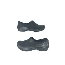 Klogs Mission Leather Clogs 7M Black Slip Resistant Nursing Shoes Professional