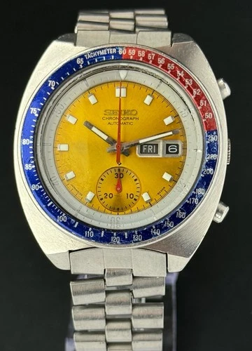 Genuine Vintage Seiko Aussie Pogue 6139 6002 Chronograph SERVICED - NO RESERVE