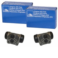 2X ATE Radbremszylinder 17,5Mm Passend FüR Renault Megane Trommelbremse Hinten
