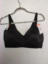  Warners  No Side Effects Xl Bra Wire-Free Lift T-Shirt Bra, Black, XL Black NWT