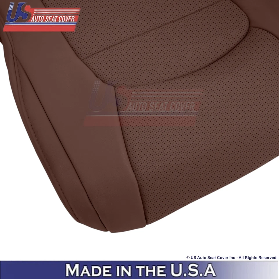 Para Toyota Land Cruiser 2008-2021 cuero sintético perfecto Cubierta inferior del conductor marrón Foto 4 de 4