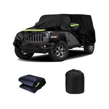 Waterproof Car Cover for Jeep Wrangler 2 Door, All Weather for Jeep... Fast Ship