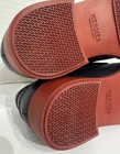 HERMES Navy Blue Leather DUKE Loafers Shoes Moccasin Red Rubber Soles Box Bag 41 — photo 10