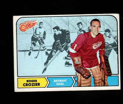 8138* 1968-69 Topps # 23 Roger Crozier Ex-Mt