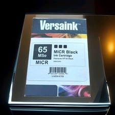 VersaInk 65 MSe MICR Ink Cartridge Black for HP 65 N902AN