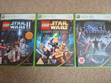 XBox 360 Star Wars Bundle - 3 Preowned games in Original Boxes - VGC