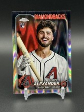 2024 Topps Chrome Update BLAZE ALEXANDER Rookie Raywave Refractor #USC62 Dbacks