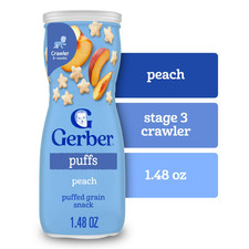 Gerber Snacks for Baby Grain  Grow Sweet Potato Puffs 1.48 oz