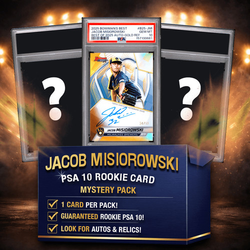 Jacob Misiorowski PSA 10 Graded Rookie Baseball Card Mystery Box