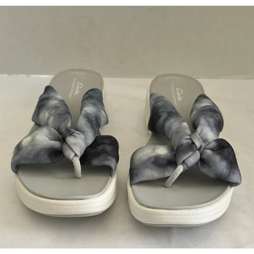 Sandalo donna Clarks Drift Ave taglia 10 W nero combinato