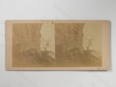 A. Watson Stereoview Niagarafälle Felsformation für B. Pike & Sons um 1860