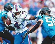 James Cook Autographed Buffalo Bills 8x10 Photo COA/Matching Hologram