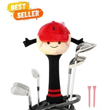 Funny Golf Driver Headcover Plush Cartoon Animal Golf Club Head Covers Golf C...