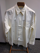 Enro, Non-Iron Pinpoint, Light Yellow, Dress Shirt, Men's Size 17 - 34/35, NWT