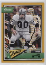 2018 Panini Classics Legends Timeless Tributes Gold 1/99 Jim Otto #166 HOF yq6