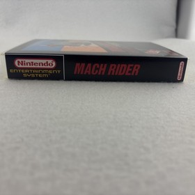 Mach Rider NES Nintendo 5 Screw Cart, Manual & RENTAL CASE Tested