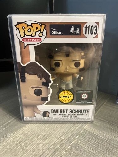 Funko Pop! The Office #1103 Dwight Schrute Shirtless Chase Mint W/ Protector 🤯