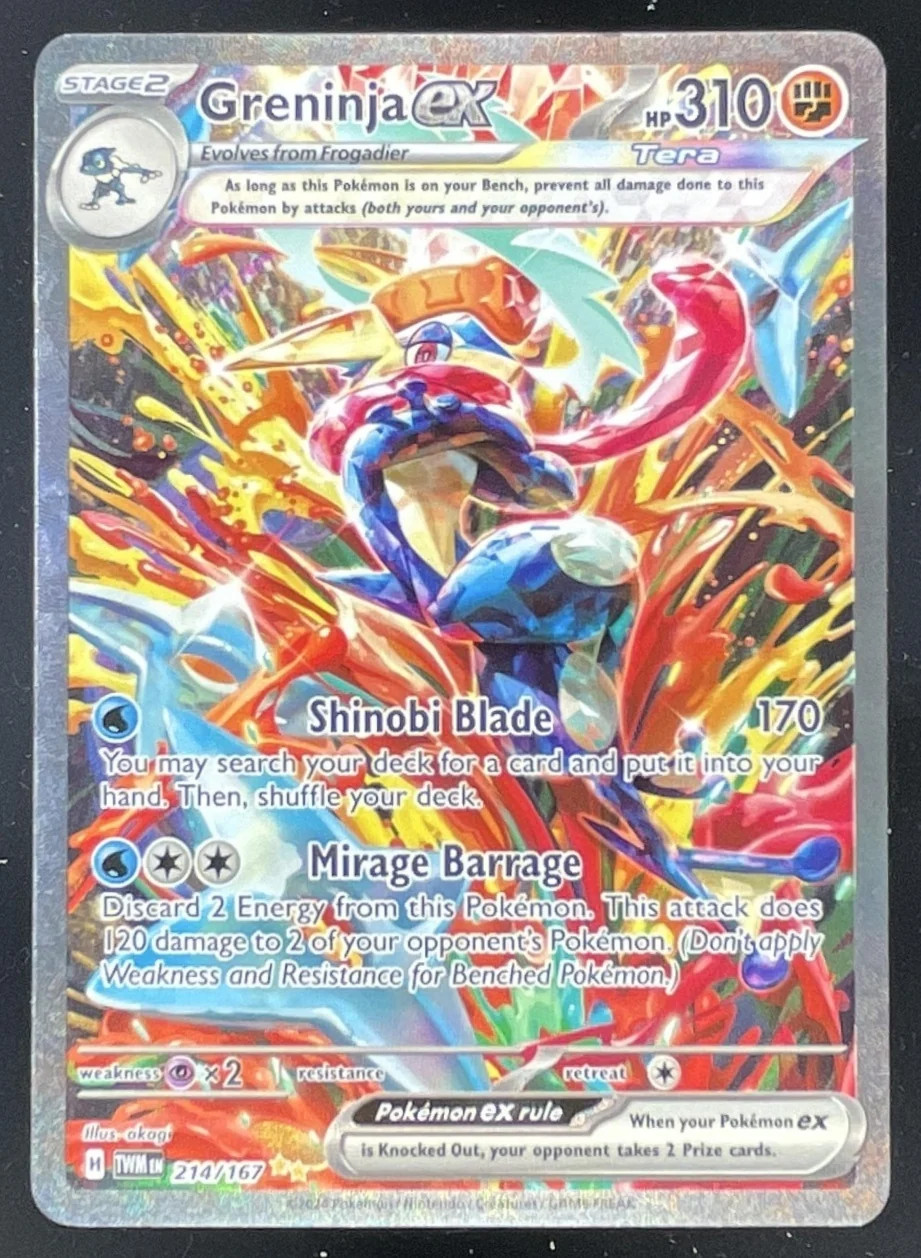 2024 Pokemon Twilight Masquerade #214/167 Greninja ex