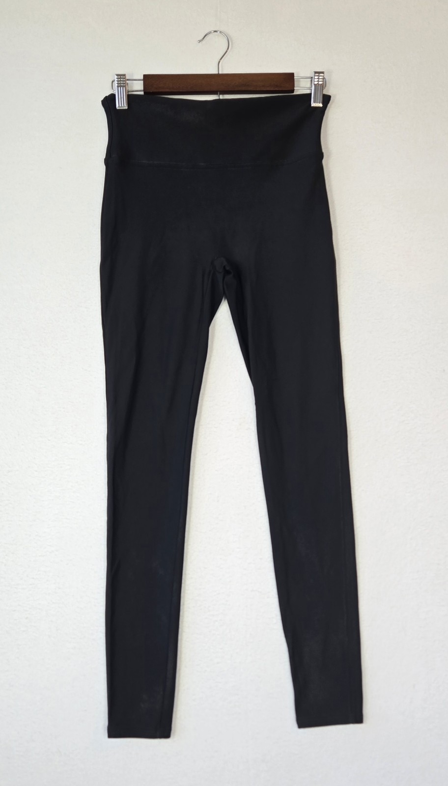 Spanx Faux Leather Leggings Womens Size Large Black