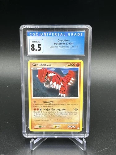Groudon 29/146 Legends Awakened Regular Rare CGC 8.5 NM/Mint+