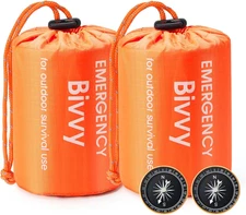 Emergency Sleeping Bag, Portable Emergency Blanket Thermal Bivy Sack, Waterproof