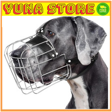 Extra Large Dog Muzzle for Great Dane   Cage Muzzles for Barking and Prevent ...