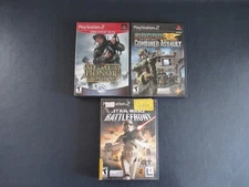 Sony PlayStation 2 Games Lot of 3 Socom Combined Assault Metal Honor Frontline