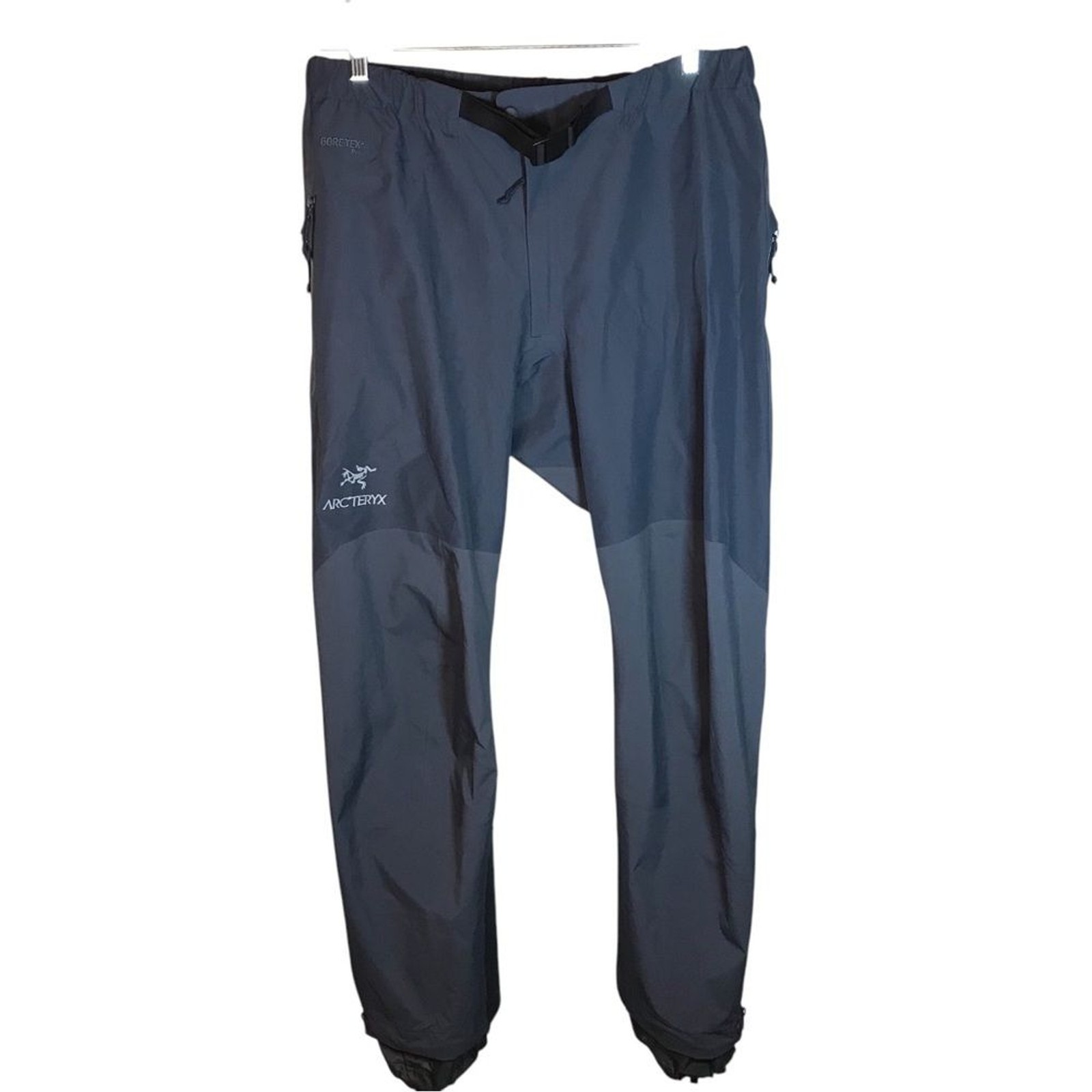 ARC'TERYX Pantalone Arc’teryx gore tex pro uomo M blu full zip laterale ghette sci neve guscio