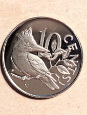1975 British Virgin Islands 10 Cents Proof