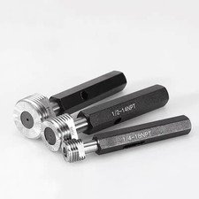 1pcs NPT 1/16" 1/8" 1/4" 3/8" 1/2" 3/4" 1"~2" Taper Pipe Plug Thread Gage Gauge