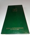 NIB FERGUSONS IRISH LINNEN DAMASK COIMCILE NAPKIN SET 18x18" NO WEAR BOX & TAG — photo 2