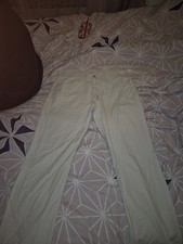 Mens Calvin Klein White Jeans Size 34w/30L