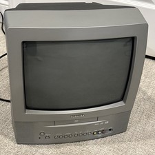 Toshiba MD13N1R - 13" TV Television Retro Gaming DVD Working w Remote -READ