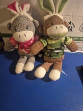 Dan Dee Sock Monkeys Both For 1 Price