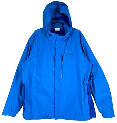 Columbia Herren Kapuzen Omni-Tech Regenjacke Größe 2XL