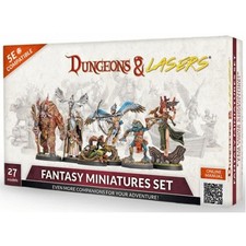 Dungeons and Lasers: Fantasy Minatures Set - Brand New & Sealed