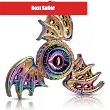 Dragon Wings Eye Tri Fidget Spinner Metal Hand Spinner Steel Bearing Focus Toy