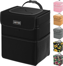 Car Trash Can Leakproof Organizer Black 2 Gallon Fits Sedan Suv Truck Car Trash Can Leakproof Organizer Black 2 Gallon Fits Sedan Suv Truck