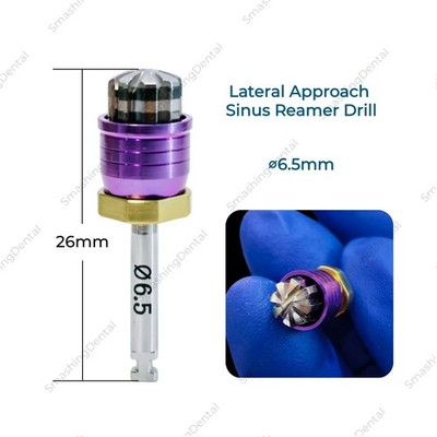 Dental Crestal Lateral Approach Reamer Drill Lifting Alveolar Bon LASR