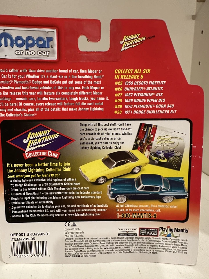 Johnny Lightning Mopar or no Car #25 1959 Desoto Fireflite 1/64 diecast  Foto 2 de 2