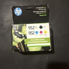 HP 952XL/952 Multi-Color Ink Cartridge Set - Black, Magenta Yellow Ink Only.
