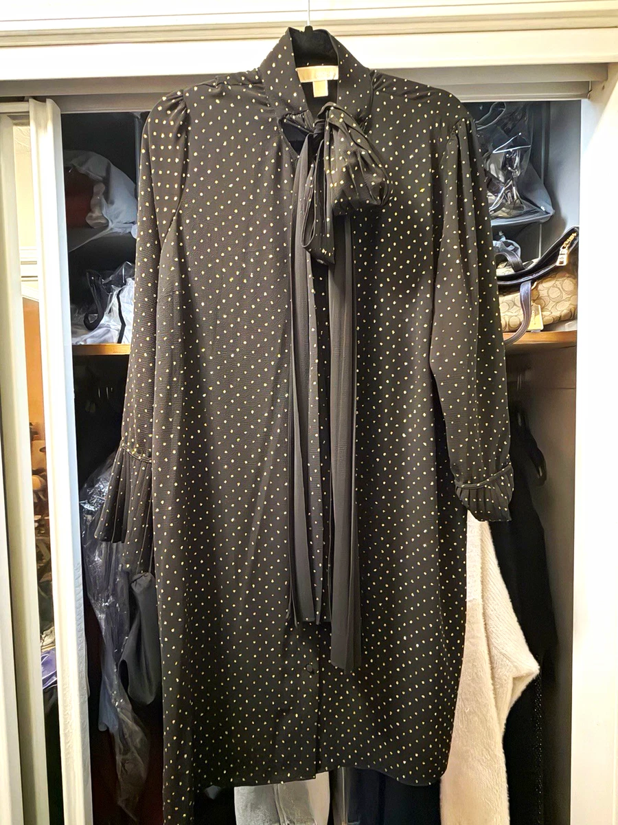 michael kors black gold dress Dresses for Women for sale SizeChart:mensshoes Classic Ladies Black Cotton Color:SAGE/PINK Finely tailored in Italy