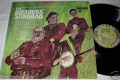 THE WEAVERS songbag Pete Seeger LP Vanguard Rec. US 1967 Rare FOLK !!!