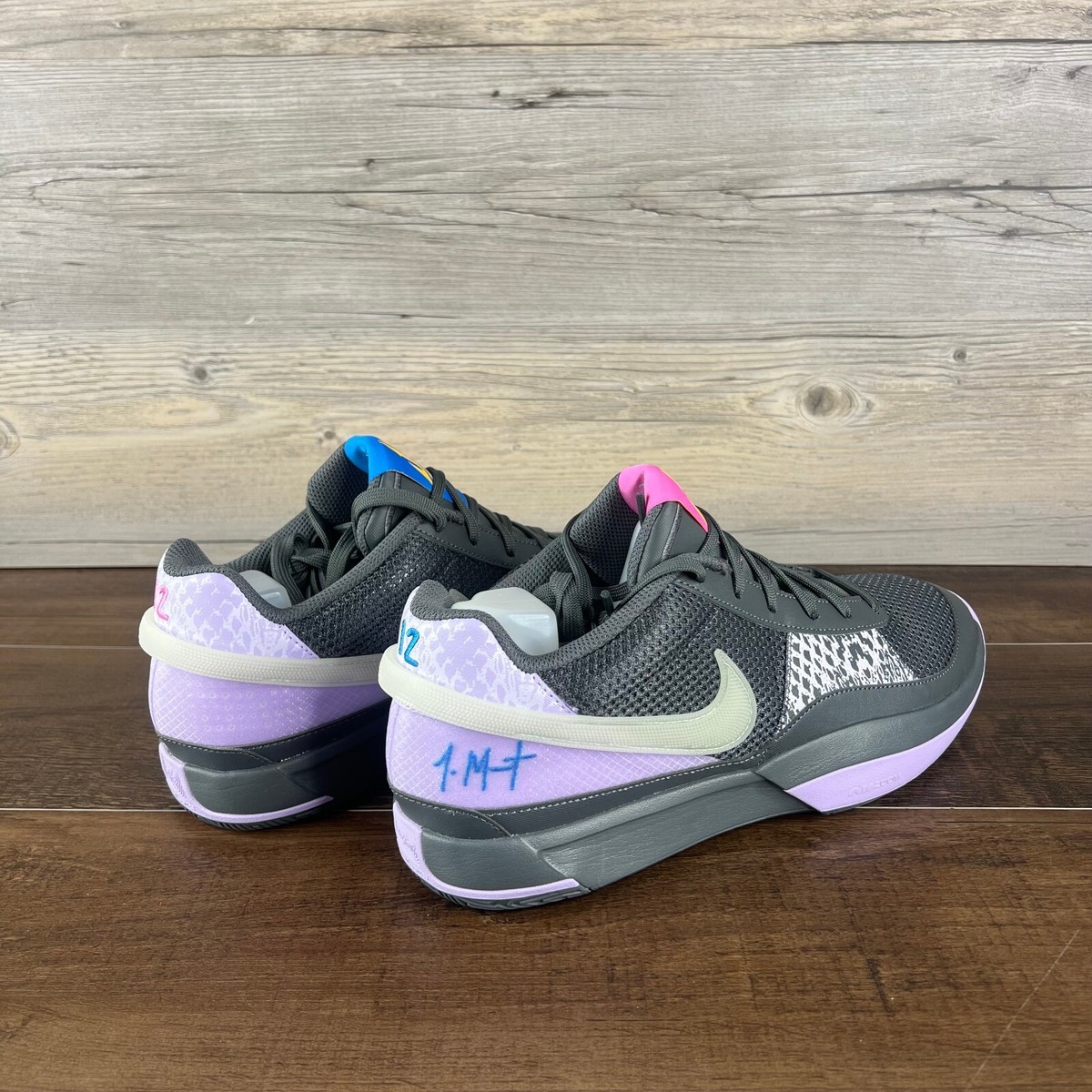 Nike Ja 1 Personal Touch Mens size 12 Iron Grey Glow Light Photo