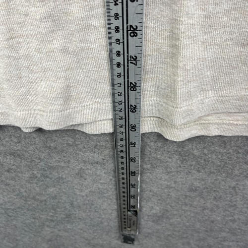 Maglione Ralph Lauren uomo XXL beige 1/4 zip estate pullover a costine felpa grande - Foto 5 di 9